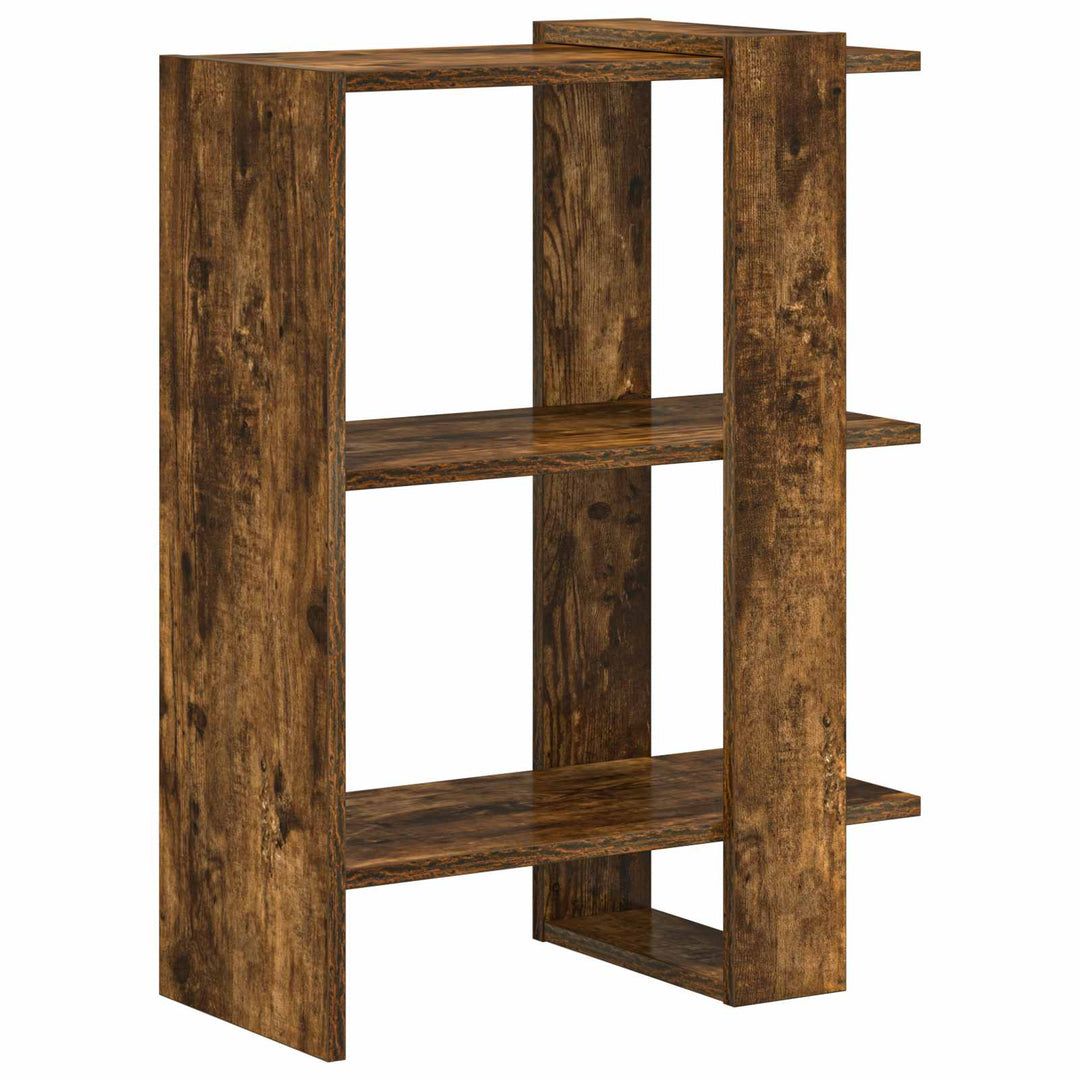 Bogreol Røget eg 52 x 25 x 71,5 cm Konstrueret træ