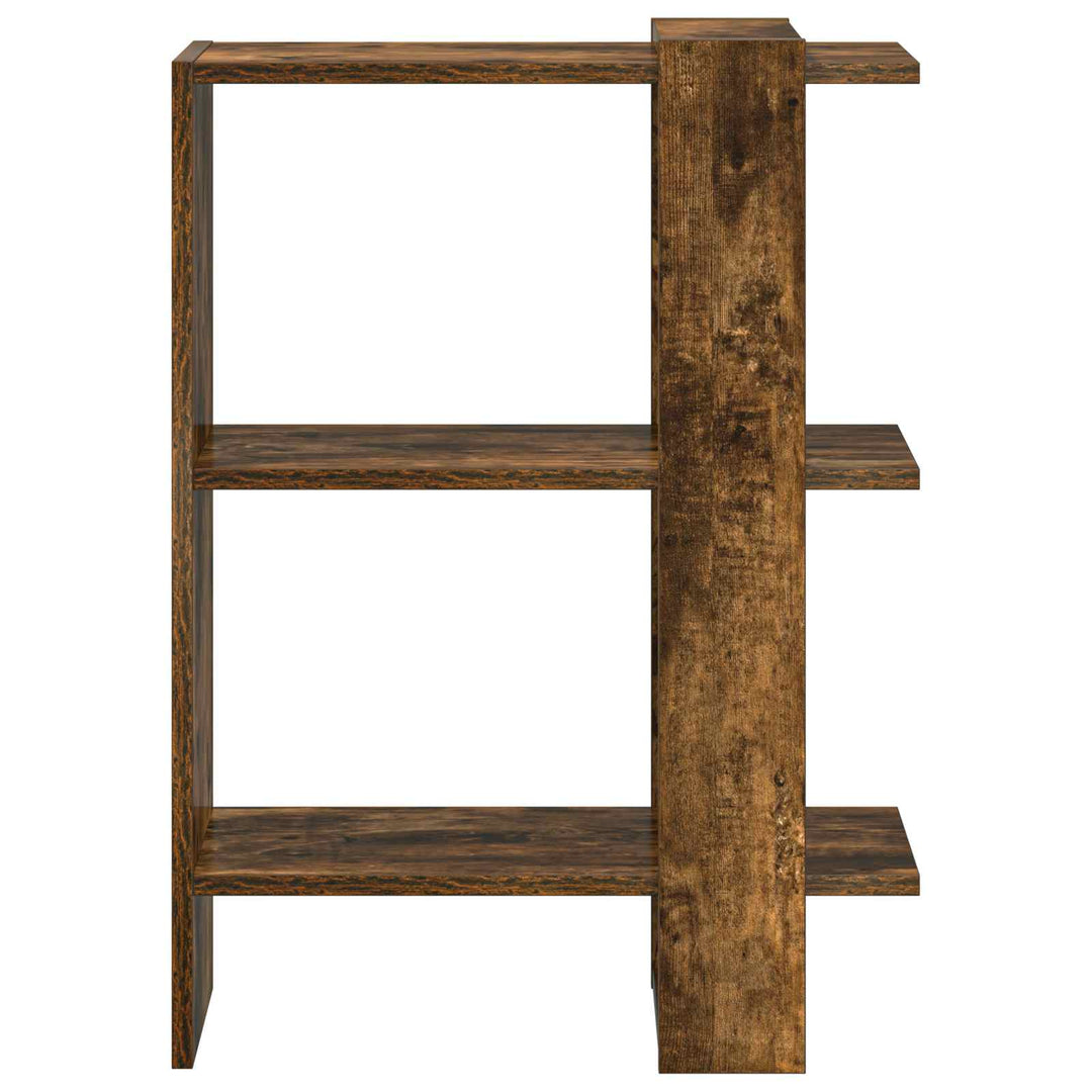 Bogreol Røget eg 52 x 25 x 71,5 cm Konstrueret træ