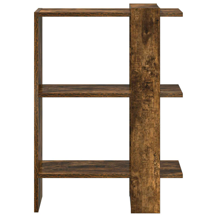 Bogreol Røget eg 52 x 25 x 71,5 cm Konstrueret træ