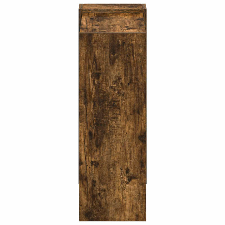 Bogreol Røget eg 52 x 25 x 71,5 cm Konstrueret træ