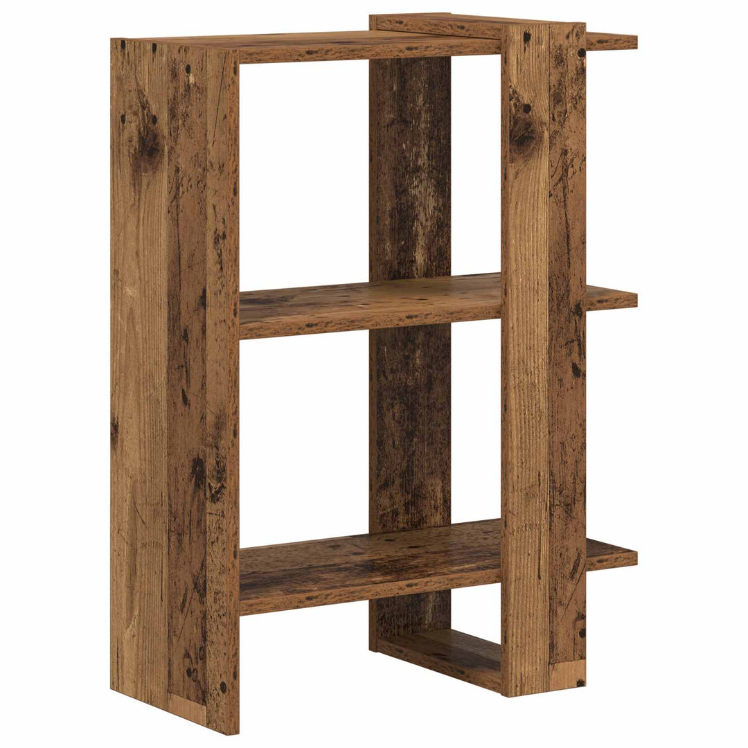 Bogreol Gammelt træ 52 x 25 x 71,5 cm Konstrueret træ