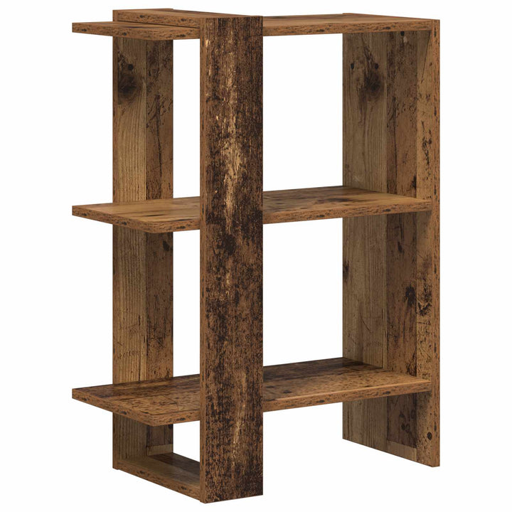 Bogreol Gammelt træ 52 x 25 x 71,5 cm Konstrueret træ