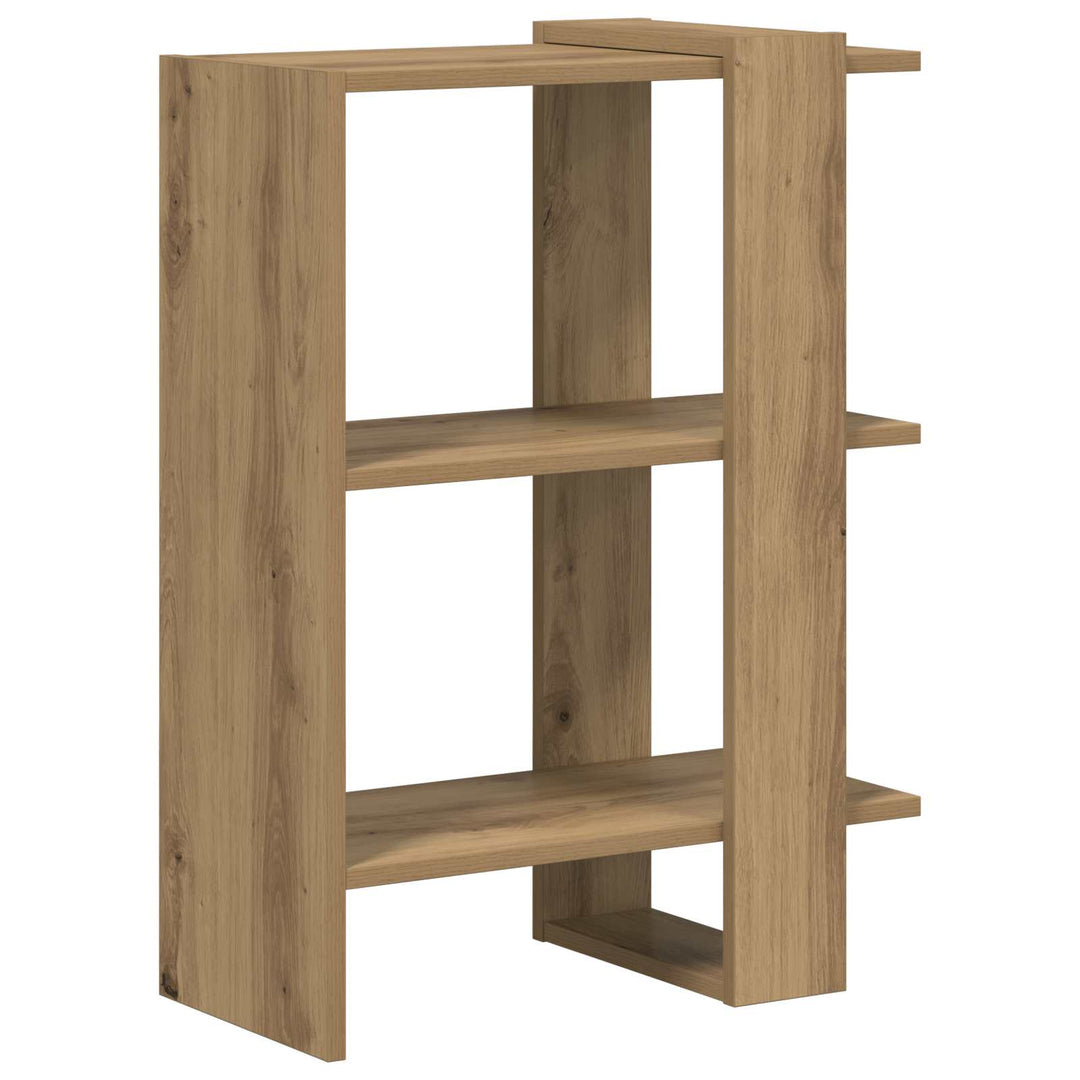Bogreol Artisan Egetræ 52 x 25 x 71,5 cm Konstrueret træ