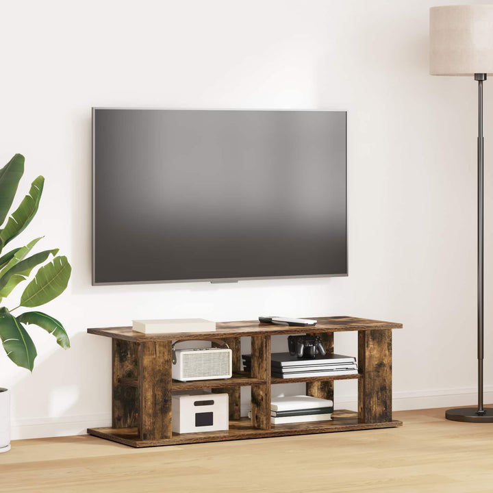 TV stand 96 x 35 x 33,5 cm Røget eg Konstrueret træ