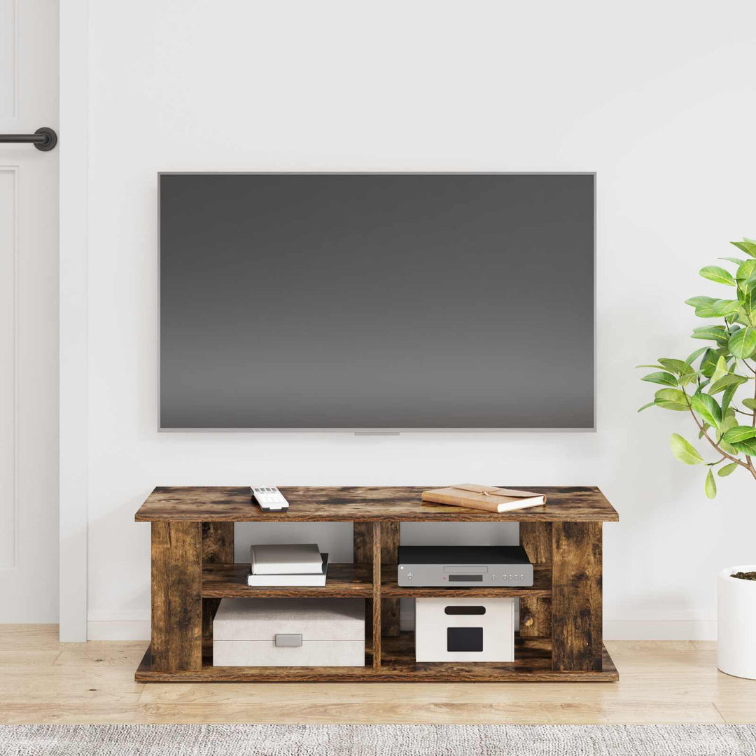 TV stand 96 x 35 x 33,5 cm Røget eg Konstrueret træ
