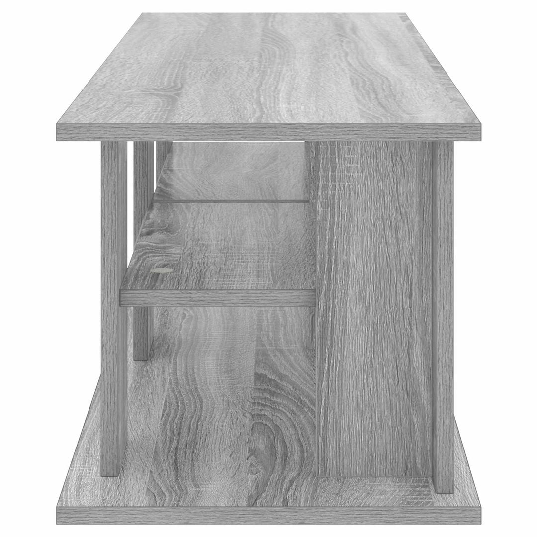 TV stand 96 x 35 x 33,5 cm Grå Sonoma Konstrueret træ