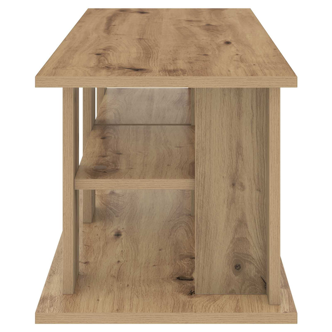 TV stand 96 x 35 x 33,5 cm Artisan Egetræ Konstrueret træ