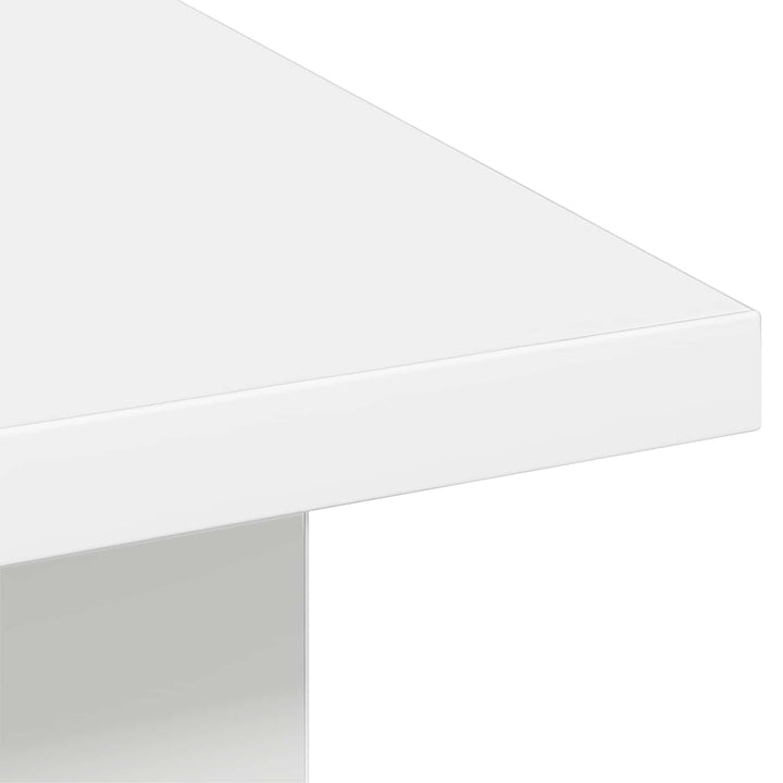 Sofabord med skuffe Hvid 77 x 55 x 42 cm Konstrueret træ