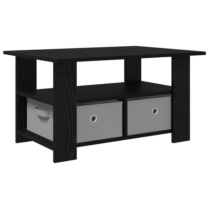 Sofabord Sort eg 77 x 55 x 42 cm Konstrueret træ