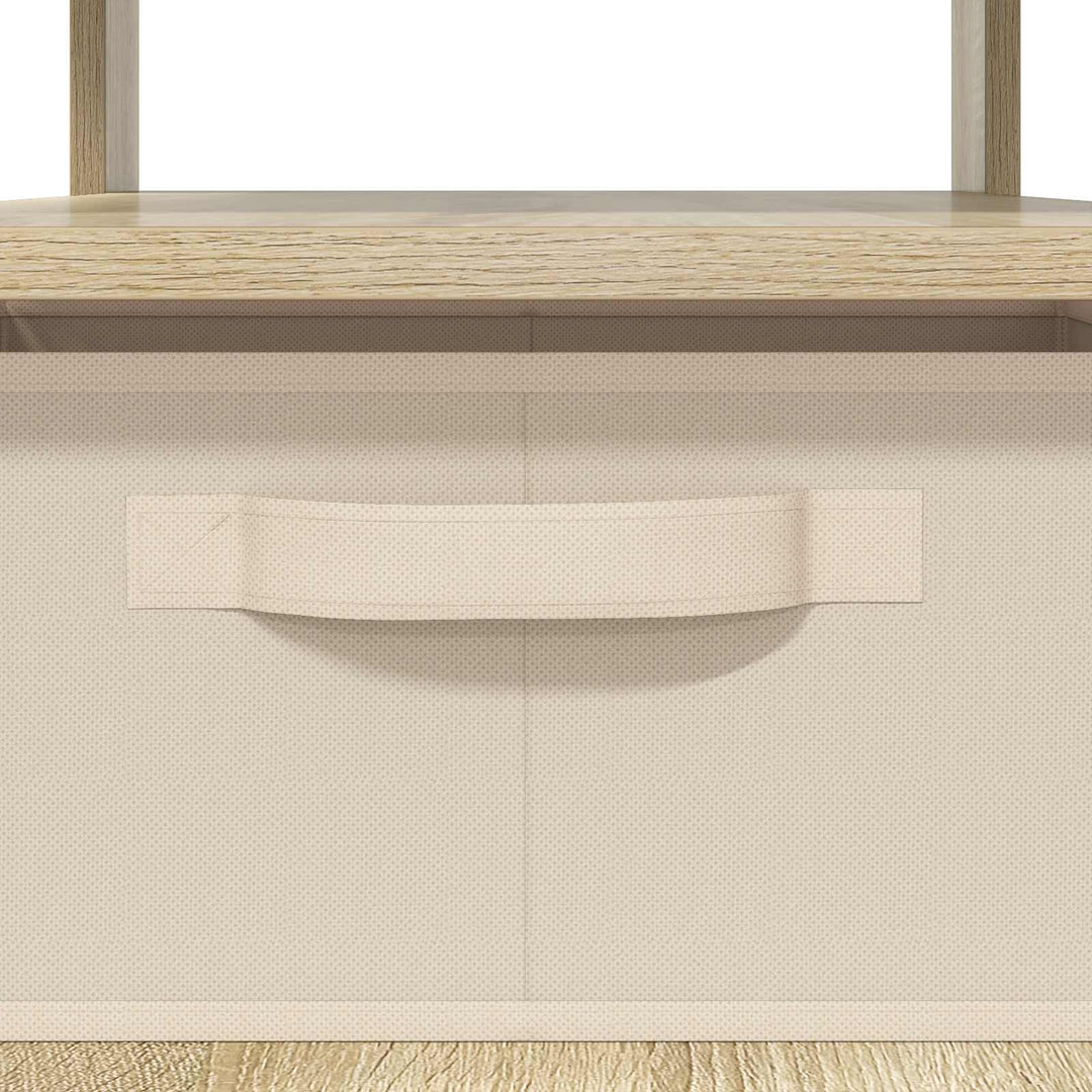 Sofabord med skuffe Sonoma eg 77 x 55 x 42 cm Konstrueret træ