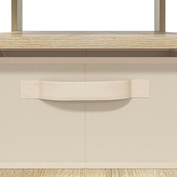 Sofabord med skuffe Sonoma eg 77 x 55 x 42 cm Konstrueret træ