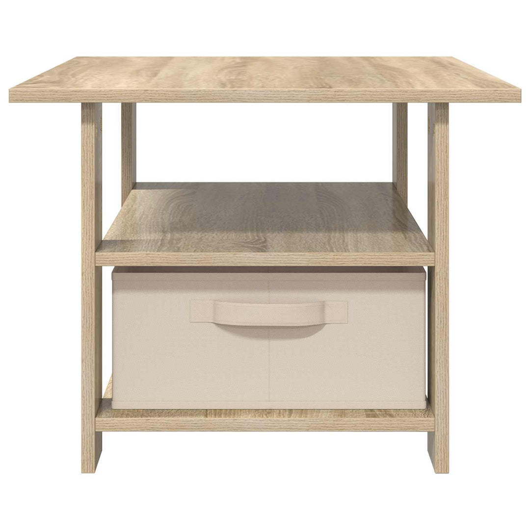Sofabord med skuffe Sonoma eg 77 x 55 x 42 cm Konstrueret træ
