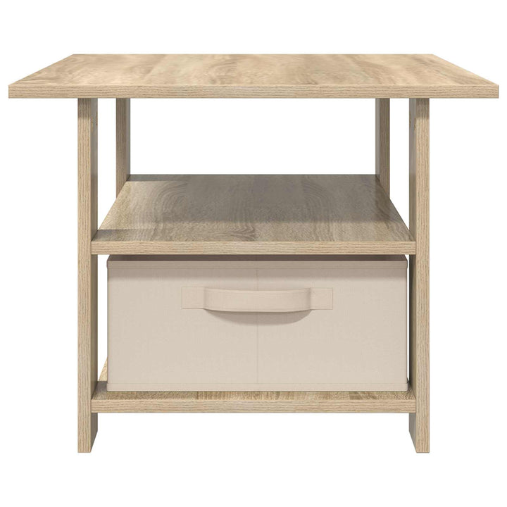 Sofabord med skuffe Sonoma eg 77 x 55 x 42 cm Konstrueret træ