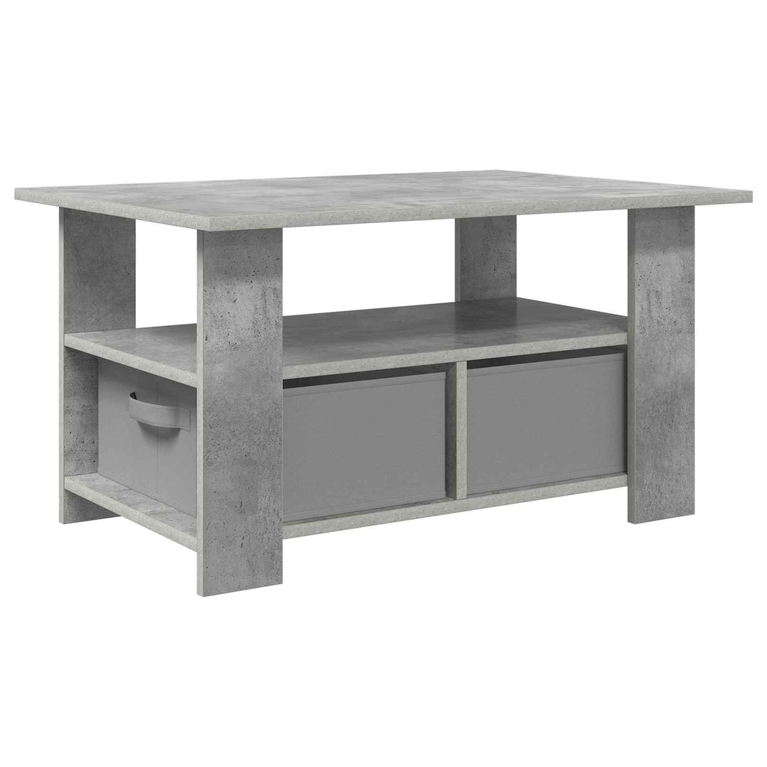 Sofabord med skuffe Beton Grå 77 x 55 x 42 cm Konstrueret træ