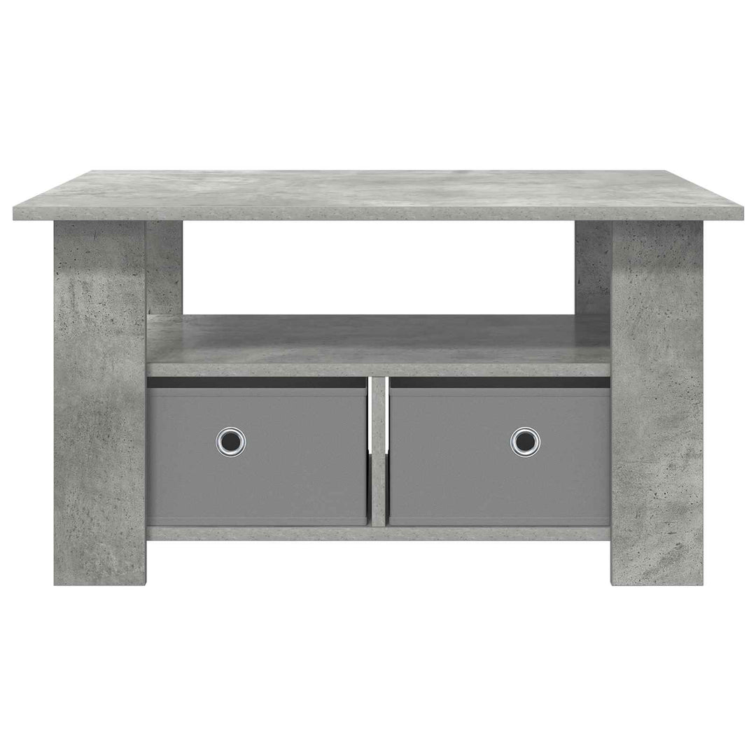 Sofabord med skuffe Beton Grå 77 x 55 x 42 cm Konstrueret træ
