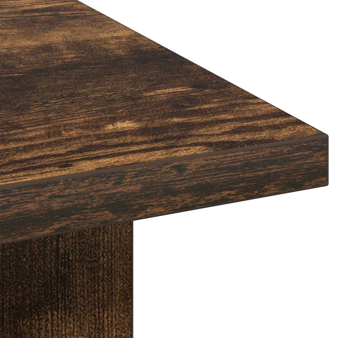 Sofabord med skuffe Røget eg 77 x 55 x 42 cm Konstrueret træ