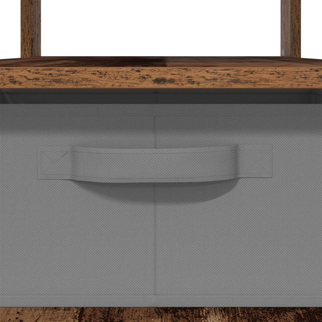 Sofabord med skuffe Gammelt træ 77 x 55 x 42 cm Konstrueret træ