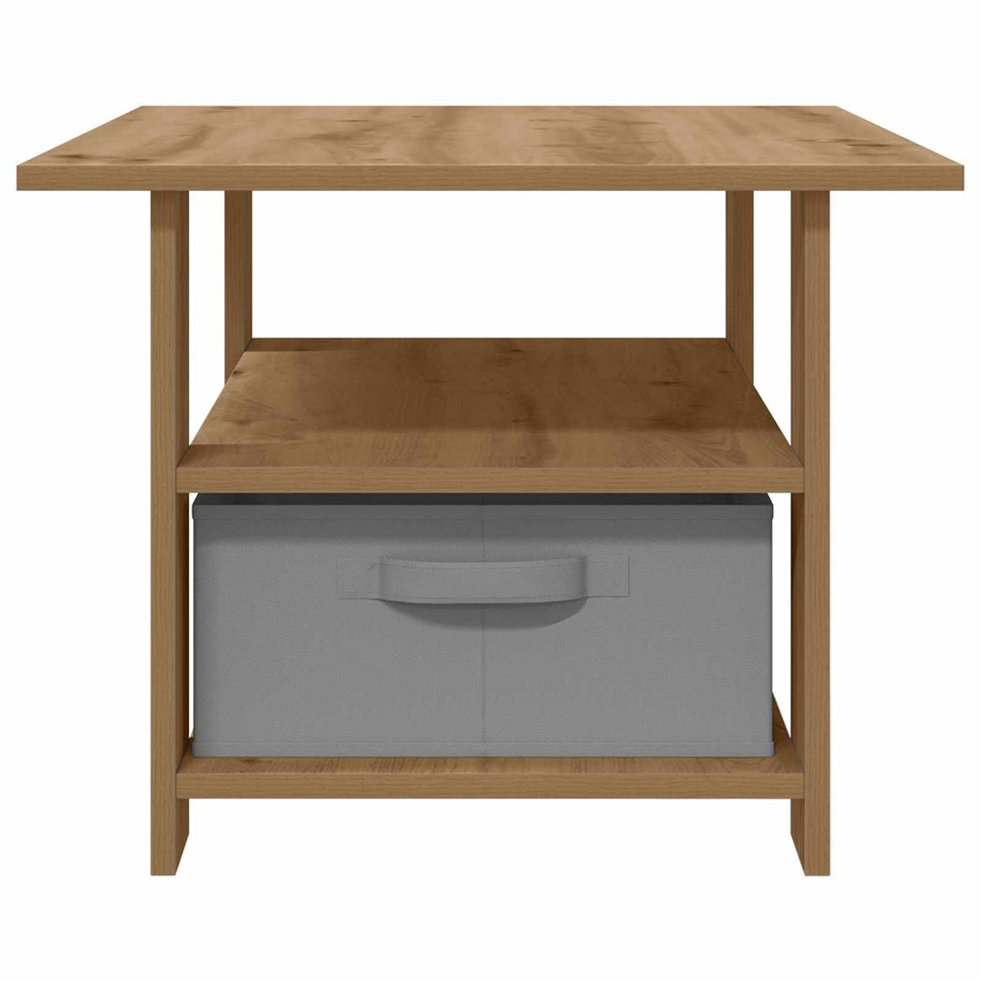Sofabord Artisan Egetræ 77 x 55 x 42 cm Konstrueret træ