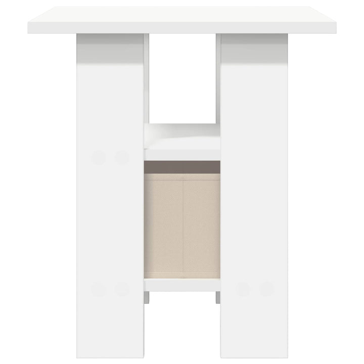 Sengebord med skuffe Hvid 41 x 40 x 45 cm Konstrueret træ