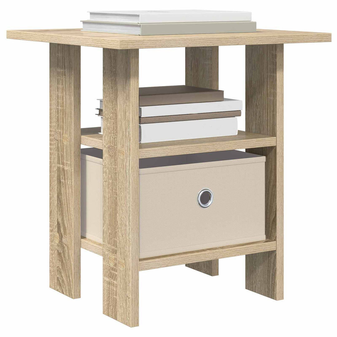 Sengebord med skuffe Sonoma eg 41 x 40 x 45 cm Konstrueret træ