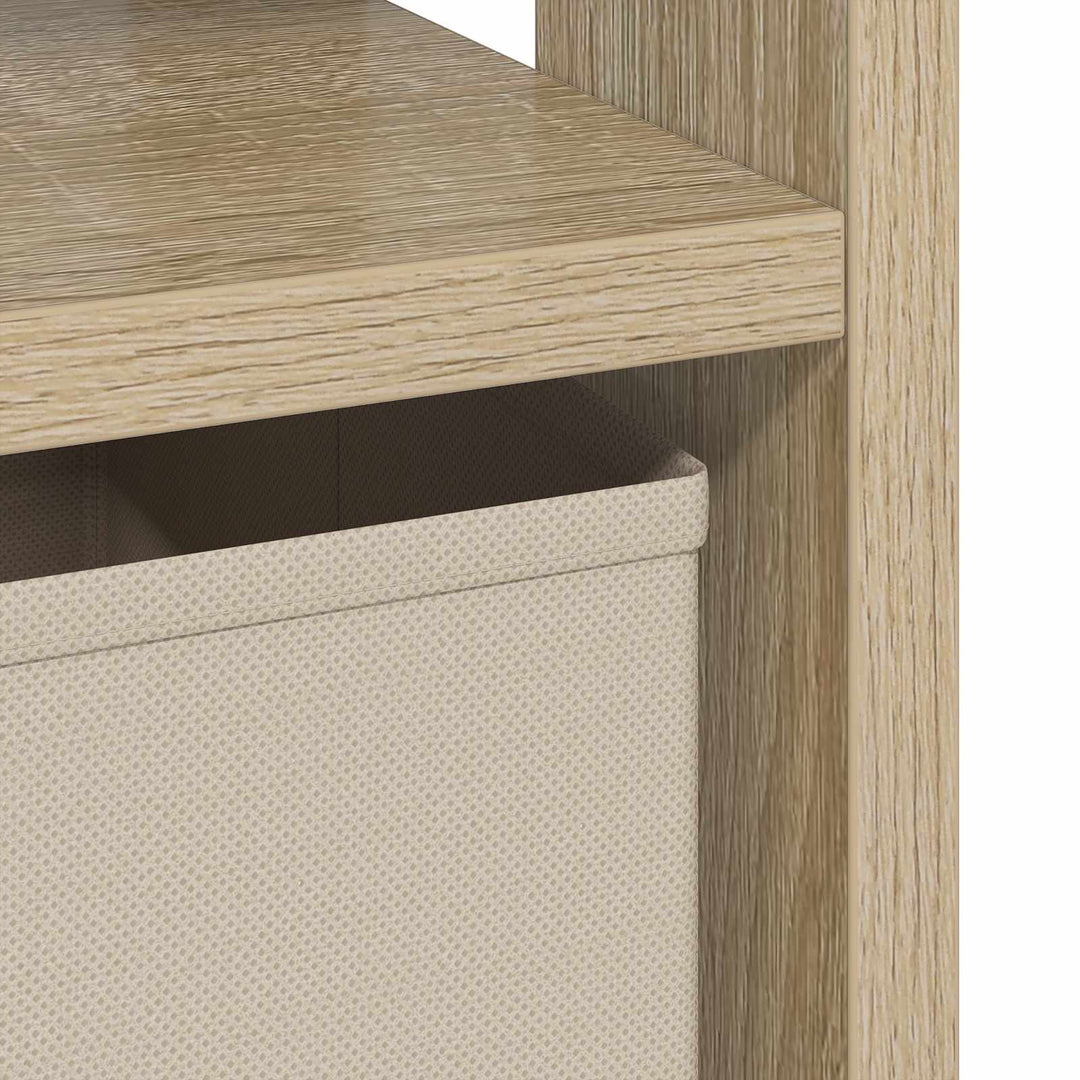 Sengebord 2 stk. Sonoma eg 41 x 40 x 45 cm Konstrueret træ