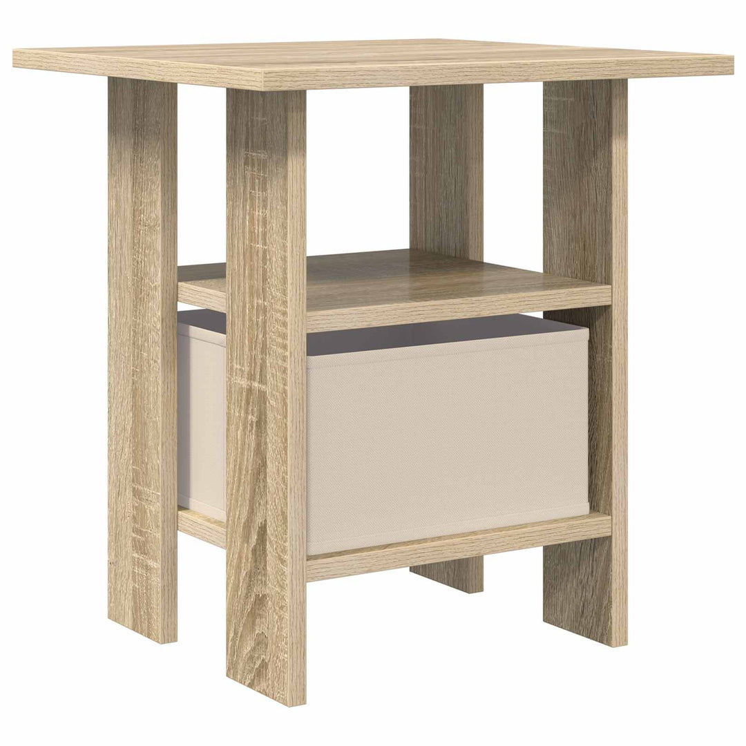 Sengebord 2 pcs Sonoma eg 41 x 40 x 45 cm Konstrueret træ