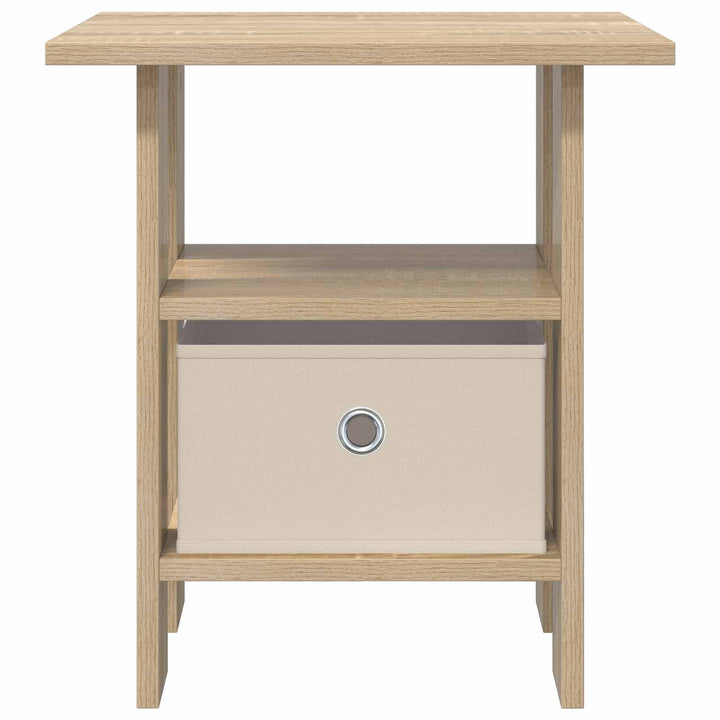 Sengebord 2 pcs Sonoma eg 41 x 40 x 45 cm Konstrueret træ