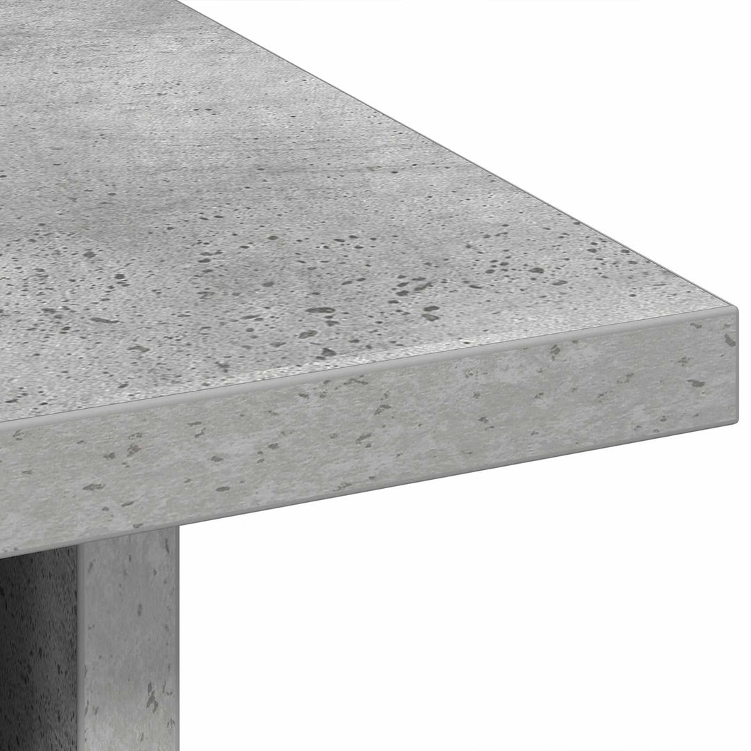 Sengebord 2 stk. Beton Grå 41 x 40 x 45 cm Konstrueret træ