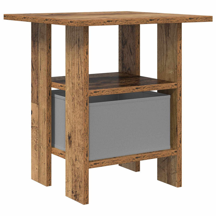 Sengebord 2 stk. Gammelt træ 41 x 40 x 45 cm Konstrueret træ