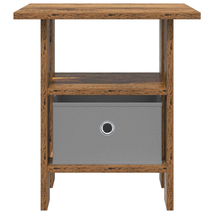 Sengebord 2 pcs Gammelt træ 41 x 40 x 45 cm Konstrueret træ