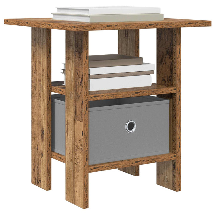 Sengebord 2 pcs Gammelt træ 41 x 40 x 45 cm Konstrueret træ