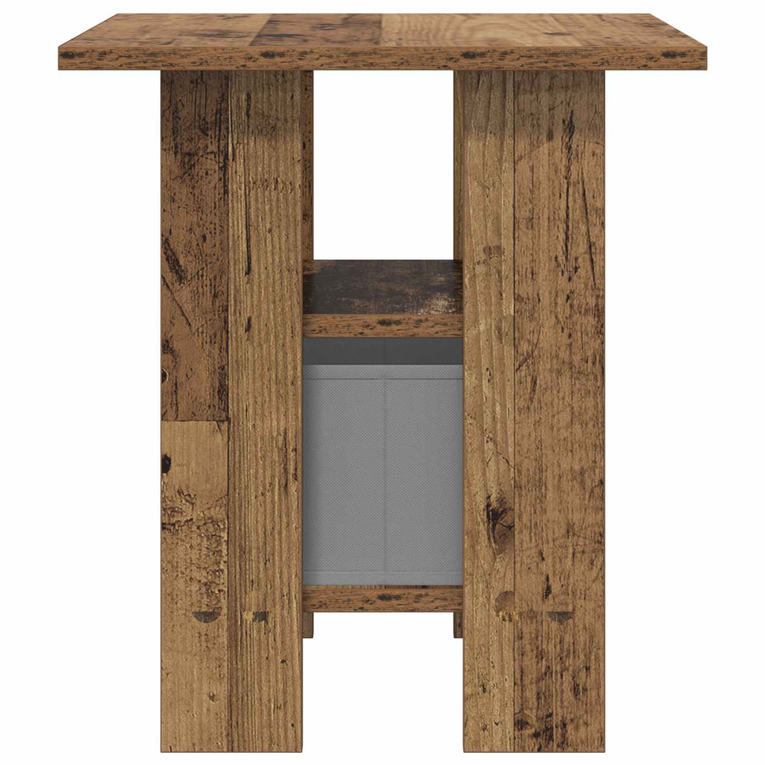 Sengebord 2 pcs Gammelt træ 41 x 40 x 45 cm Konstrueret træ