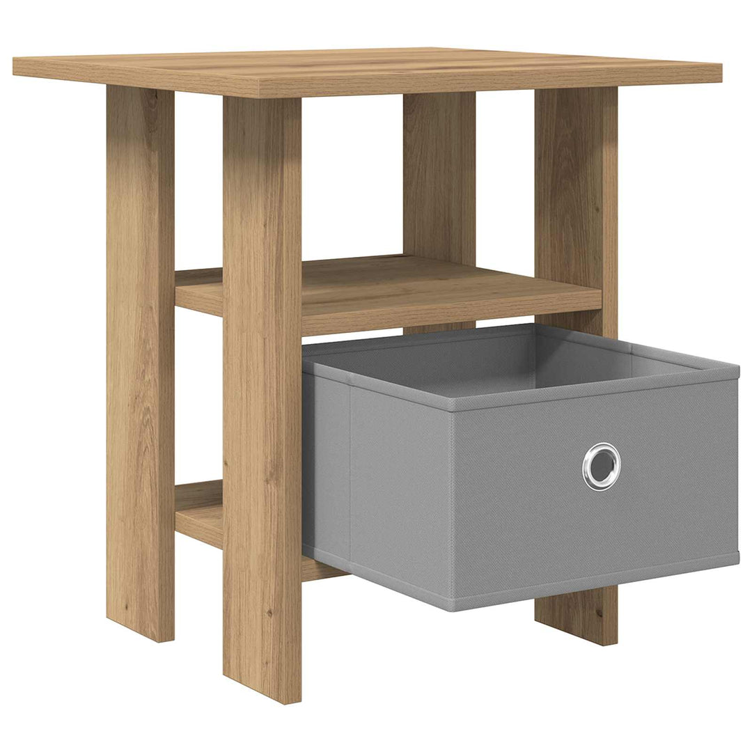 Sengebord 2 pcs Artisan Egetræ 41 x 40 x 45 cm Konstrueret træ
