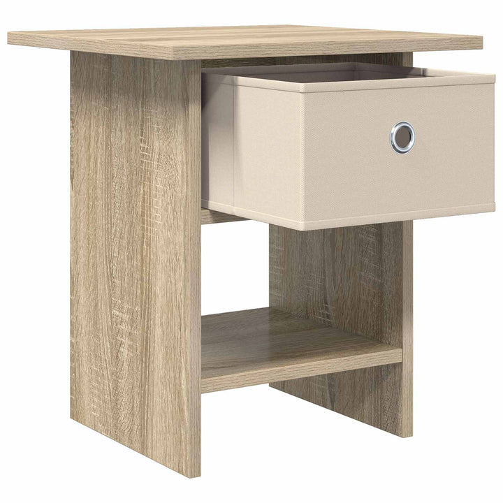 Sengebord med skuffe Sonoma eg 41 x 40 x 45 cm Konstrueret træ