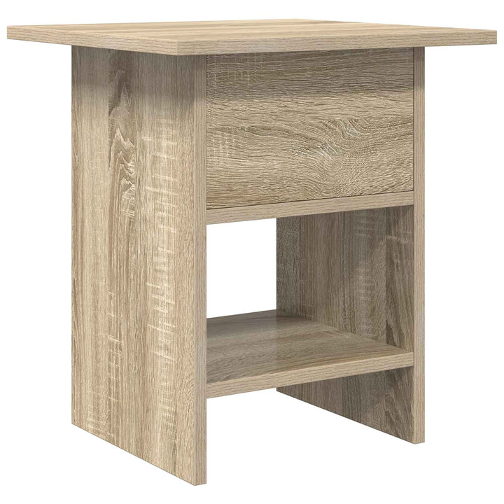 Sengebord 2 pcs Sonoma eg 41 x 40 x 45 cm Konstrueret træ