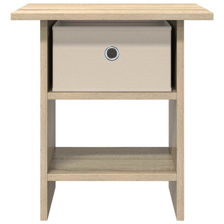 Sengebord 2 pcs Sonoma eg 41 x 40 x 45 cm Konstrueret træ