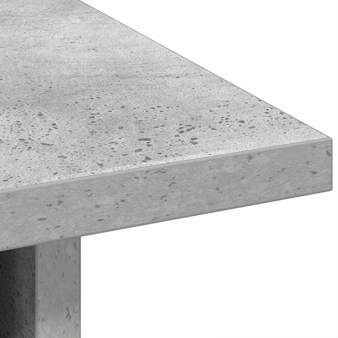 Sengebord 2 stk. Beton Grå 41 x 40 x 45 cm Konstrueret træ