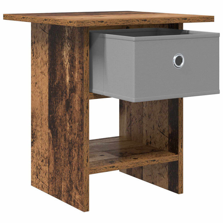 Sengebord 2 pcs Gammelt træ 41 x 40 x 45 cm Konstrueret træ