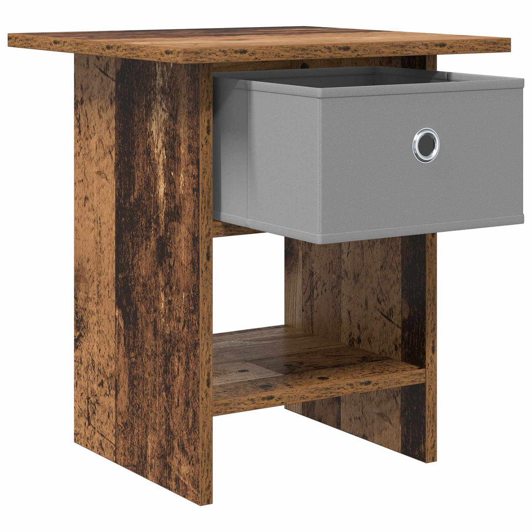 Sengebord 2 stk. Gammelt træ 41 x 40 x 45 cm Konstrueret træ
