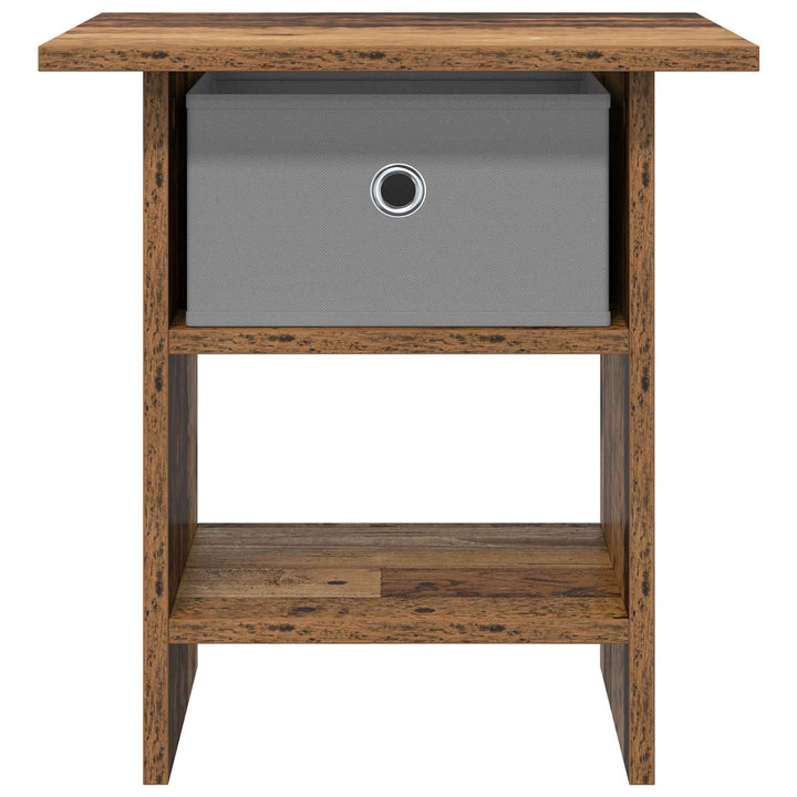 Sengebord 2 pcs Gammelt træ 41 x 40 x 45 cm Konstrueret træ