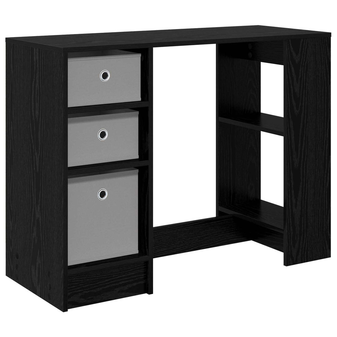 Bord med skuffe Sort eg 100 x 40 x 75 cm Konstrueret træ