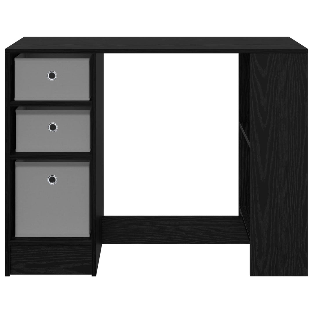 Bord med skuffe Sort eg 100 x 40 x 75 cm Konstrueret træ