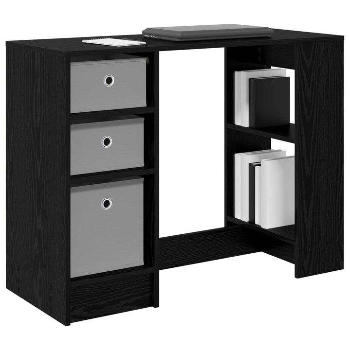 Bord med skuffe Sort eg 100 x 40 x 75 cm Konstrueret træ