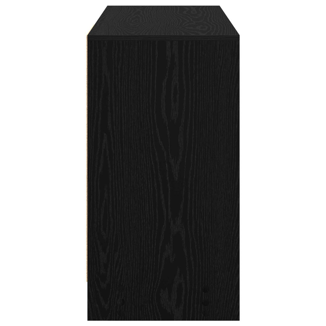Bord med skuffe Sort eg 100 x 40 x 75 cm Konstrueret træ