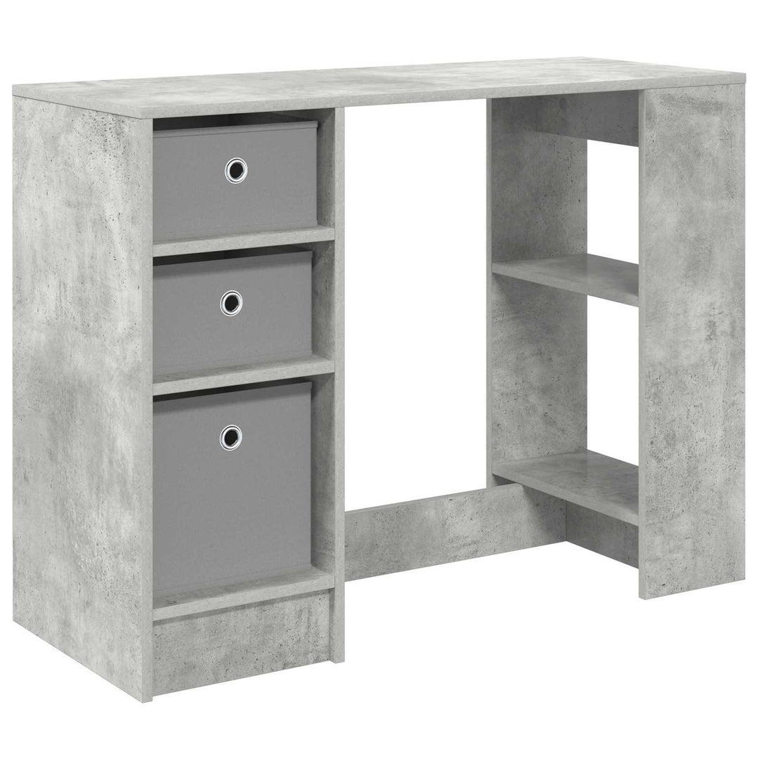 Bord med skuffe Beton Grå 100 x 40 x 75 cm Konstrueret træ