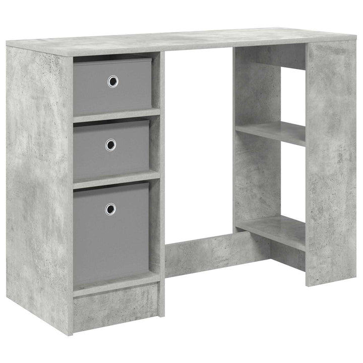 Bord med skuffe Beton Grå 100 x 40 x 75 cm Konstrueret træ