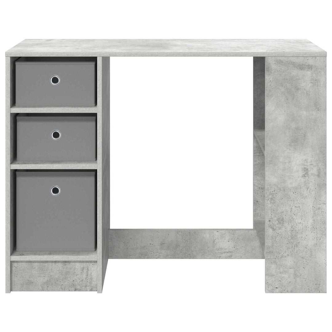 Bord med skuffe Beton Grå 100 x 40 x 75 cm Konstrueret træ