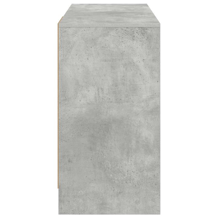 Bord med skuffe Beton Grå 100 x 40 x 75 cm Konstrueret træ