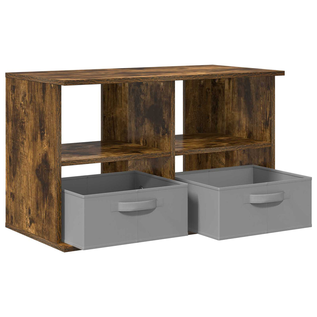 TV stand med skuffe Røget eg 79 x 40 x 48 cm