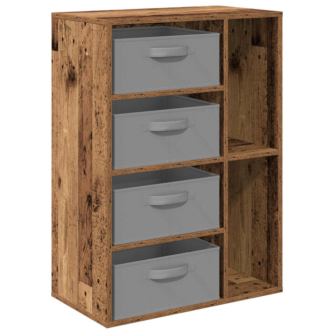 Sideboard med skuffe Gammelt træ 60 x 33,5 x 84 cm